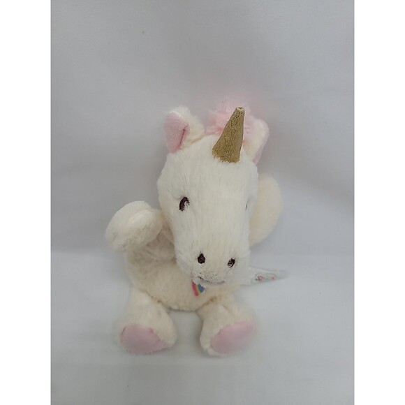 Spark Create Imagine Unicorn Plush Baby Rattle Lovey Toy Nursery Stuffed Animal - Picture 2 of 16